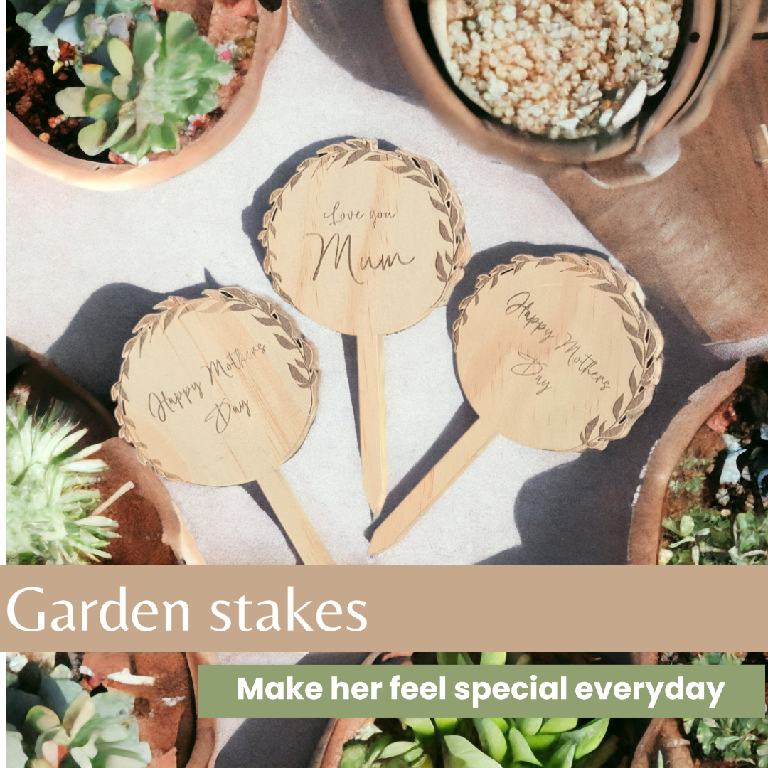 Mothers Day Garden stakes