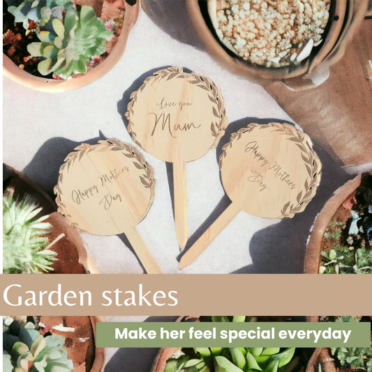 Mothers Day Garden stakes