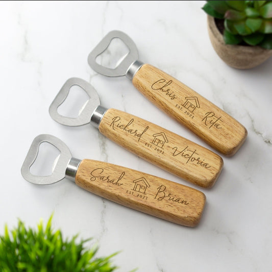 Engraved Bottle Openers for Wedding Favours