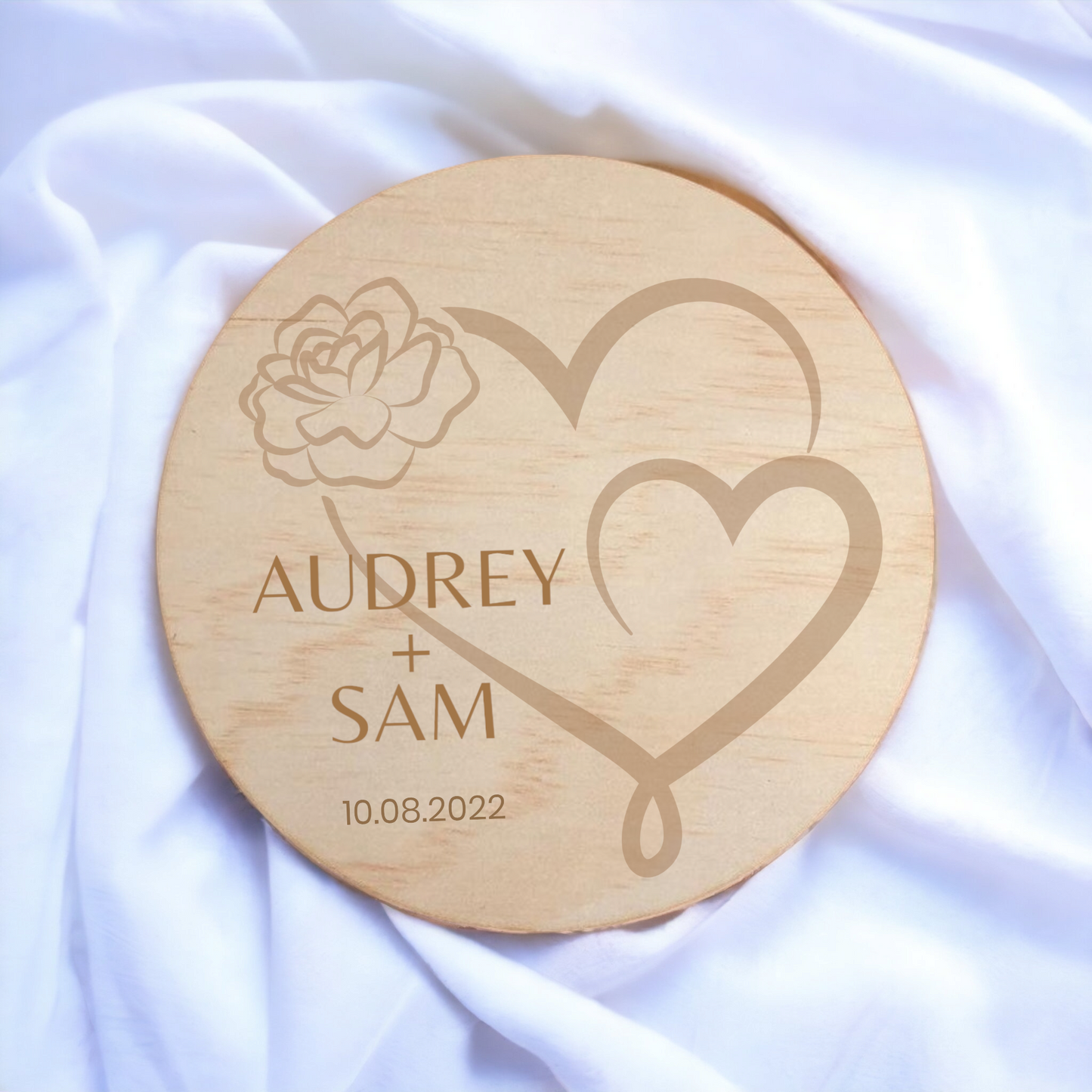 Custom Engraved Coasters for Wedding Favours